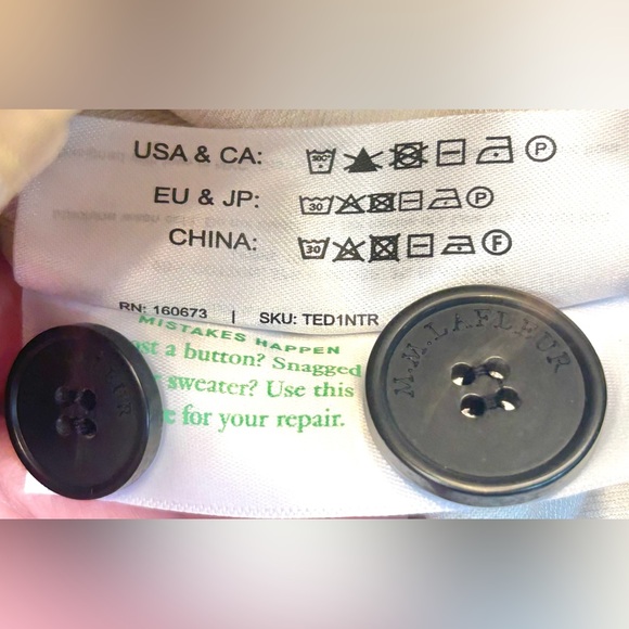 MM Lafleur The Teddy Breeze Jacket in Color Natural, Cotton Viscose Blend, 6 - Picture 14 of 15